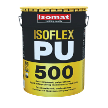 Поліуретанова гідроізоляція ISOFLEX-PU 500 White 25 кг покрівельна однокомпонентна