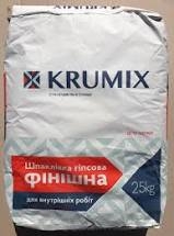 Шпатлевка Krumix ФИНИШ, 25кг, Ив.-Фран. цемент
